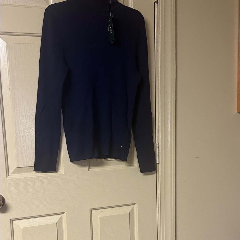 Lauren Ralph Lauren Men's Navy Turtleneck Sweater